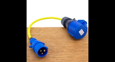 Verloopstekker 1 fase CEE naar 1 fase CEE 32A