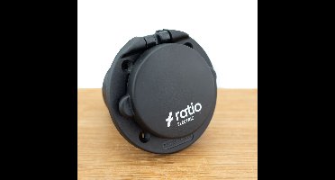 Walstroom stopcontact/ outlet 16A Kunststof Zwart