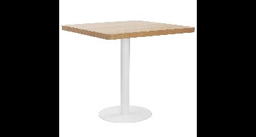 Bistrotafel 80x80 cm MDF lichtbruin