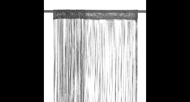 Draadgordijnen 2 st 100x250 cm zwart