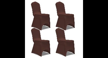 Stoelhoes stretch 4 st bruin