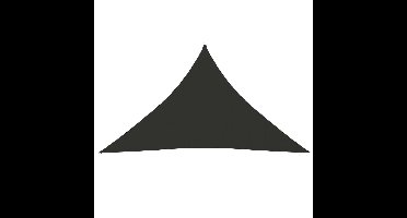 Zonnescherm driehoekig 3,5x3,5x4,9 m oxford stof antracietkleur