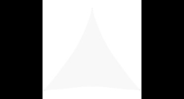 Zonnescherm driehoekig 4x4x4 m oxford stof wit