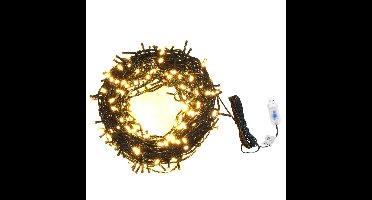 Lichtsnoer met 400 LED's met 8 lichteffecten 40 m warmwit