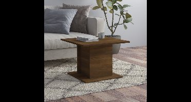 Salontafel 55,5x55,5x40 cm bewerkt hout bruin eikenkleur