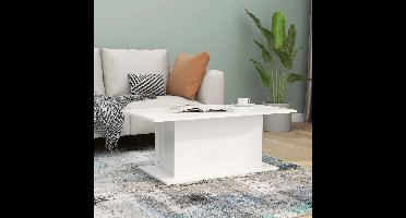 Salontafel 102x55,5x40 cm bewerkt hout witr