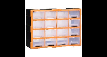 Organiser met 16 medium lades 52x16x37 cm