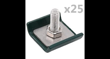 Rastermatverbinding 25 sets groen