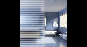 Privacyfolie matte strepen zelfklevend 0,9x5 m