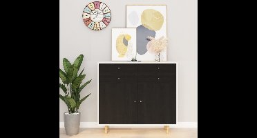 Meubelfolies zelfklevend 2 st 500x90 cm PVC donkerhoutkleurig