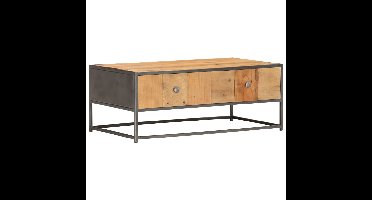 Salontafel 90x50x35 cm massief gerecycled hout