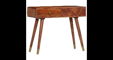 Wandtafel 90x35x76 cm massief acaciahout