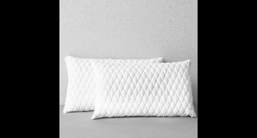 Kussens 2 st 80x40x14 cm traagschuim