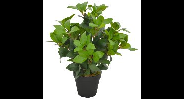 Kunstplant met pot laurierboom 40 cm groen