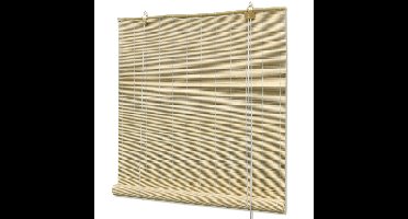 Rolgordijn 80x220 cm bamboe natuurlijk