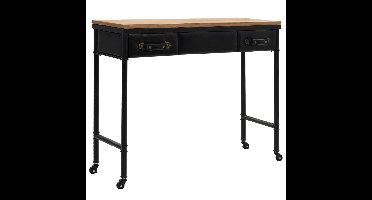 Wandtafel 100x33,5x80 cm MDF en vurenhout