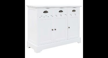 Dressoir met 3 deuren 105x35x77,5 cm MDF en grenenhout