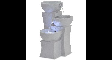Binnenfontein met LED-verlichting polyresin