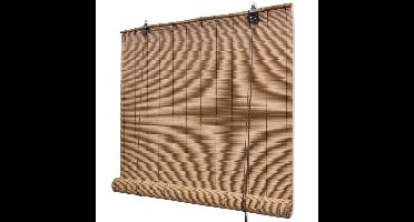 Rolgordijn 80x160 cm bamboe bruin