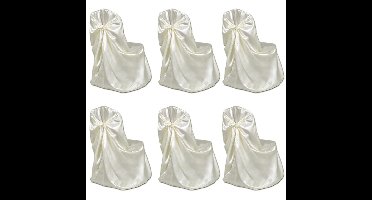 Bruiloft Stoelhoes Crème (6 stuks)