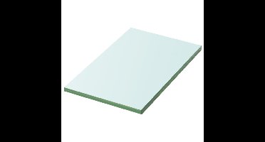 Wandschap transparant 20x12 cm glas