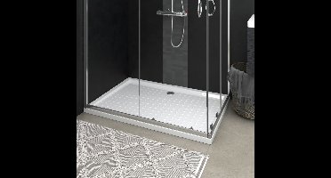 Douchebak met noppen 80x120x4 cm ABS wit