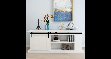 Ophangset voor minischuifdeur 200 cm koolstofstaal