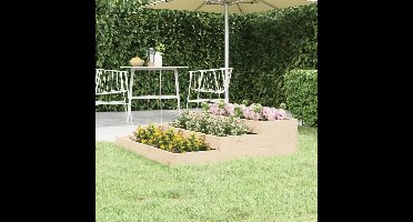 Plantenbak 107x107x27 cm massief grenenhout