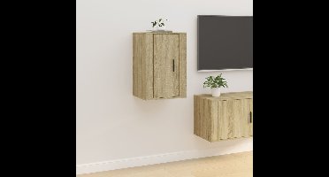 Tv-wandmeubel 40x34,5x60 cm sonoma eikenkleurig