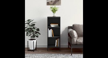 Dressoir 34,5x32,5x90 cm bewerkt hout zwart