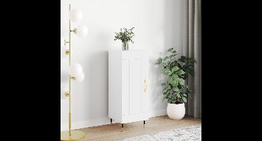 Dressoir 34,5x34x90 cm bewerkt hout wit