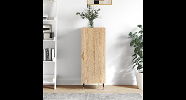 Dressoir 34,5x34x90 cm bewerkt hout sonoma eiken
