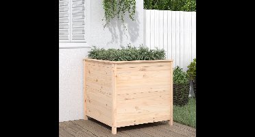 Plantenbak 82,5x82,5x78 cm massief grenenhout