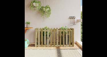 Plantenbak verhoogd hekontwerp 150x50x70 cm geïmpregneerd hout