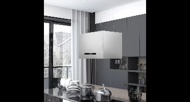 Afzuigkap hangend met aanraaksensor LCD 55 cm roestvrij staal