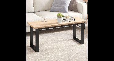 Tafelblad rechthoekig 110x40x2,5 cm massief grenenhout