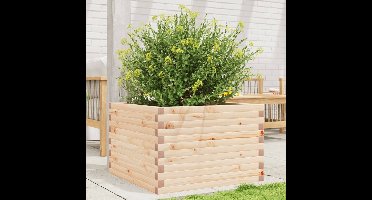 Plantenbak 70x70x45,5 cm massief grenenhout
