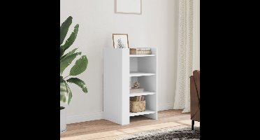 Dressoir 45x35x75 cm bewerkt hout wit