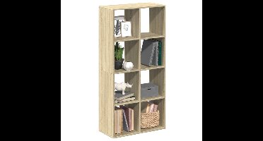 Kamerscherm / boekenkast 69,5x29x137,5 cm hout sonoma eiken