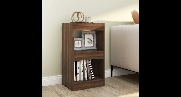 Boekenkast/kamerscherm 40x30x72 cm bruin eikenkleur