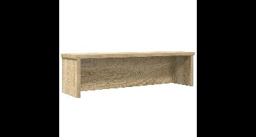 Keukenrek stapelbaar 60x15x16 cm bewerkt hout sonoma eikenkleur
