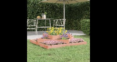 Plantenbak 112x112x27 cm massief douglashout