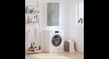 Bovenkast 34,5x34x90 cm betongrijs