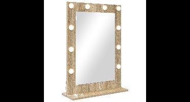 Schmink Spiegel Rechthoekig Sonoma Eiken 70 x 50 x 18 cm