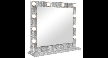 Schmink Spiegel Rechthoekig Grijs Sonoma 60 x 55 x 18 cm