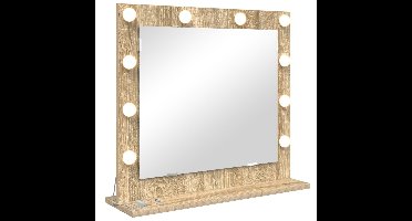 Schmink Spiegel Rechthoekig Sonoma Eiken 60 x 55 x 18 cm