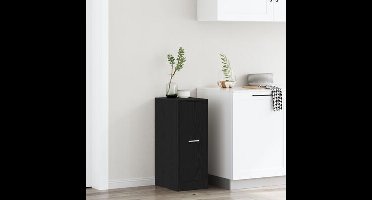 Apothekerskast Zwart eiken 40 x 41 x 77.5 cm Bewerkt hout