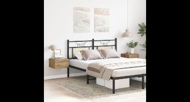 Nachtkastje 2 pcs Artisan Eiken 35 x 35 x 20 cm Bewerkt hout