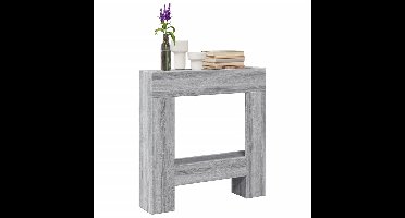 Haardombouw 81x18x82 cm bewerkt hout grijs sonoma eikenkleur