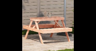 Picknicktafel 105x134x75 cm massief douglashout